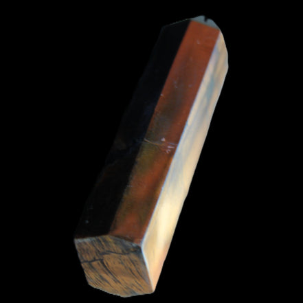 Blue Tigers Eye wand 99*23*17mm 87g in sunlight - Rocks and Things Store