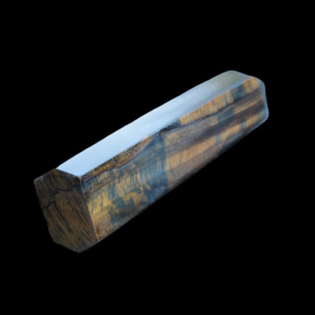 Blue Tigers Eye wand 99*23*17mm 87g in sunlight - Rocks and Things Store