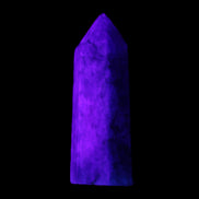 Apatite wand 22*19*59mm 46g in UV light - Rocks and Things Store