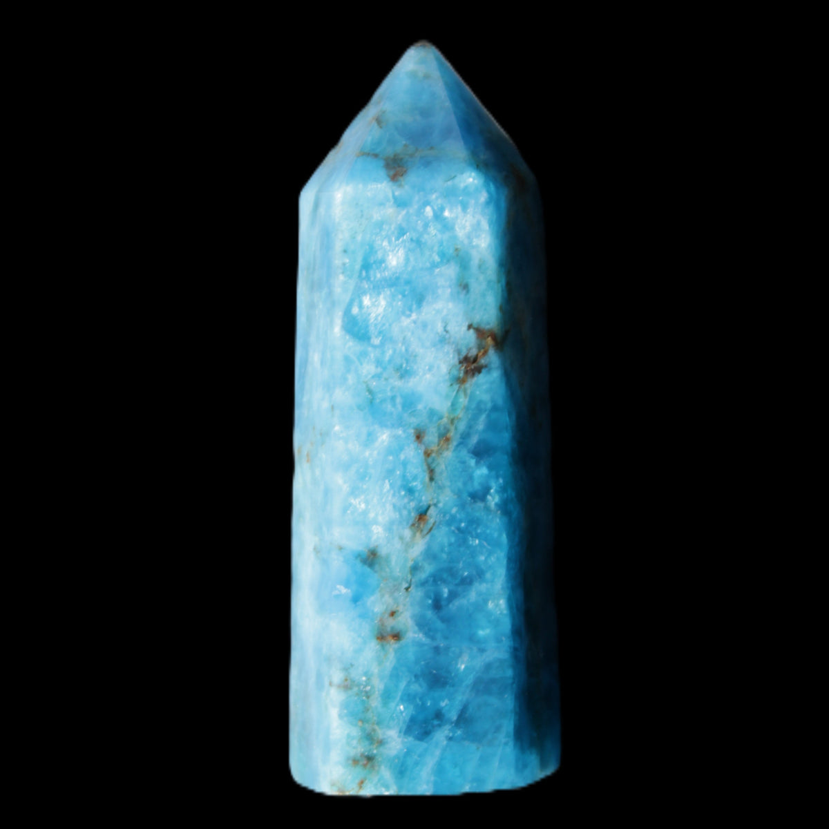 Apatite wand 22*19*59mm 46g in sunlight - Rocks and Things Store