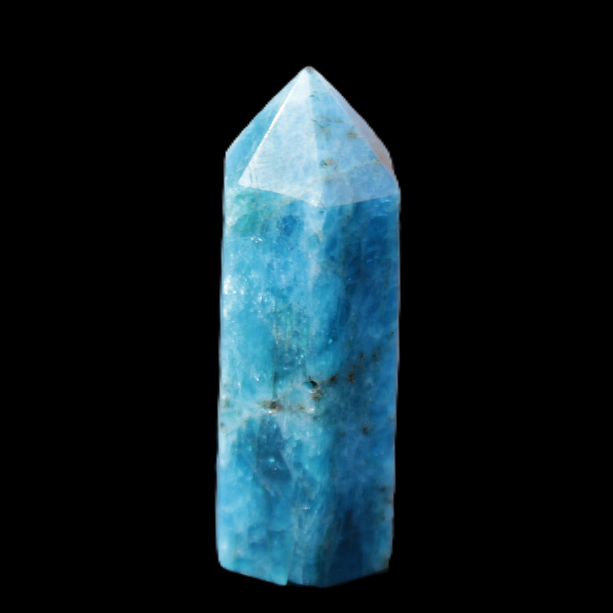 Apatite wand 22*19*59mm 46g in sunlight - Rocks and Things Store