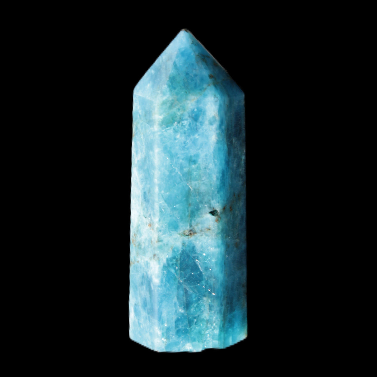 Apatite wand 22*19*59mm 46g in sunlight - Rocks and Things Store
