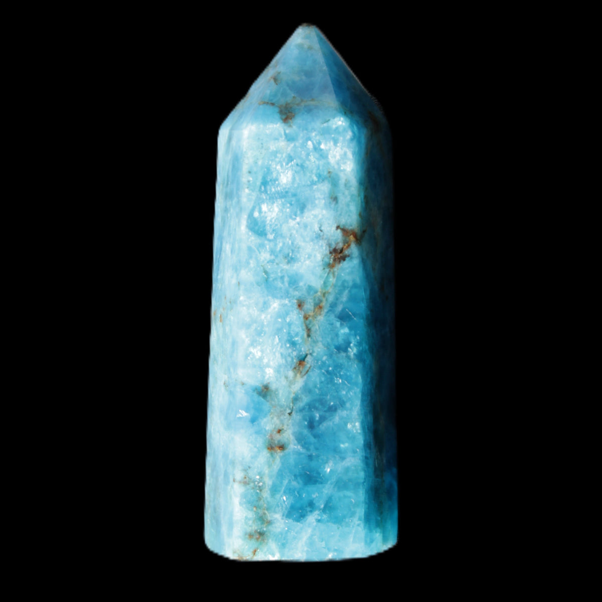 Apatite wand 22*19*59mm 46g in sunlight - Rocks and Things Store