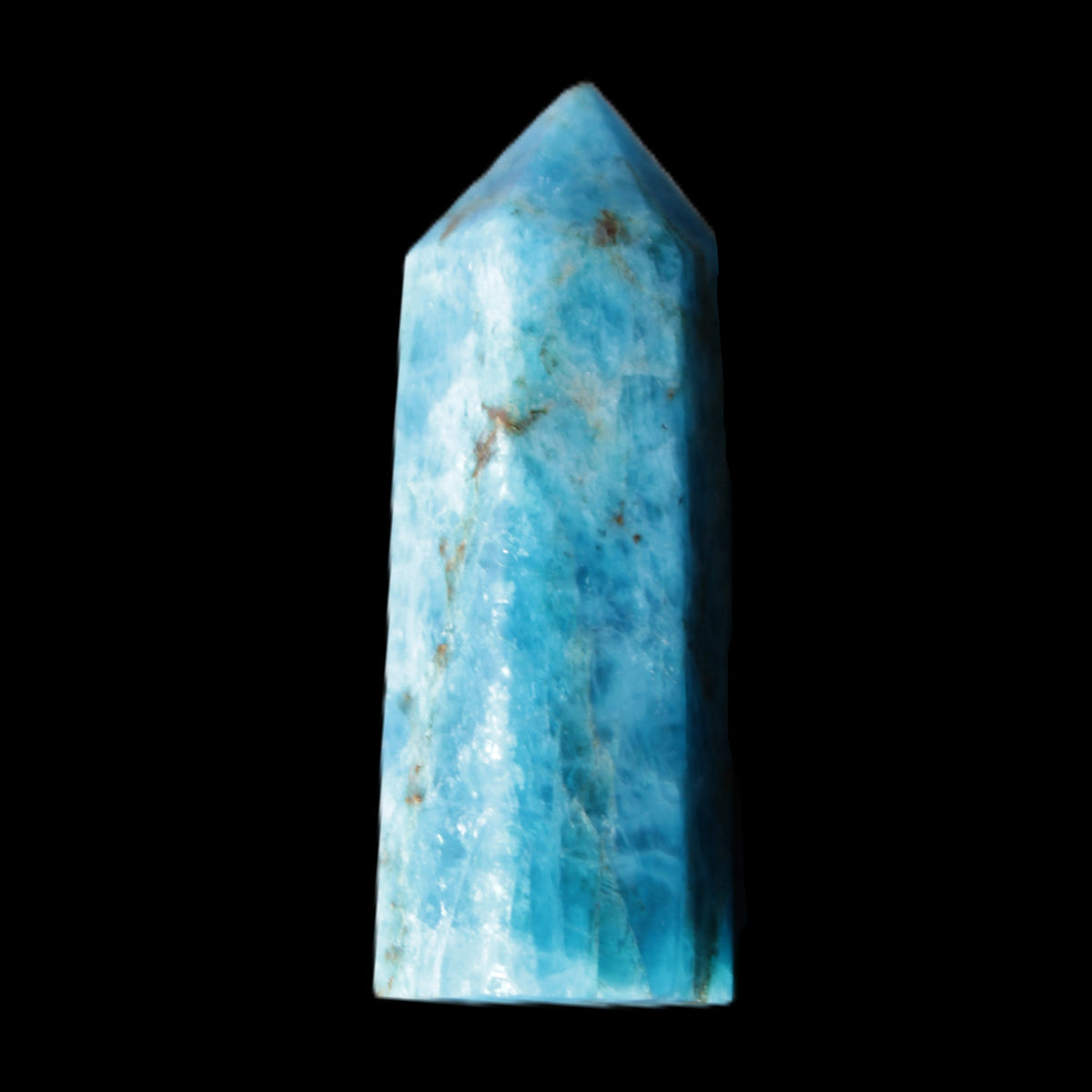 Apatite wand 22*19*59mm 46g in sunlight - Rocks and Things Store