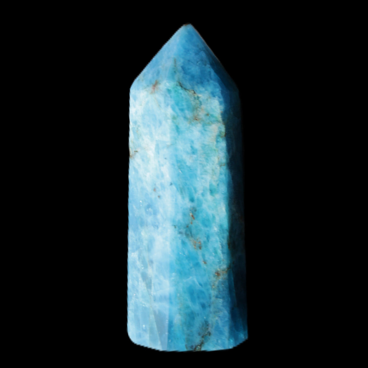Apatite wand 22*19*59mm 46g in sunlight - Rocks and Things Store