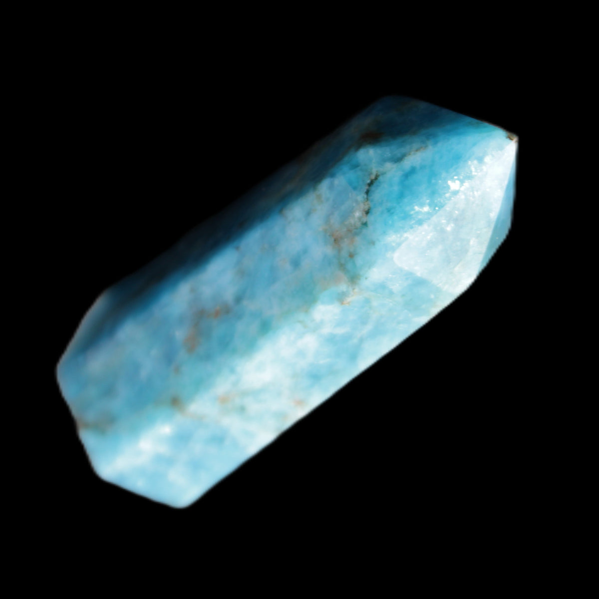 Apatite wand 22*19*59mm 46g in sunlight - Rocks and Things Store