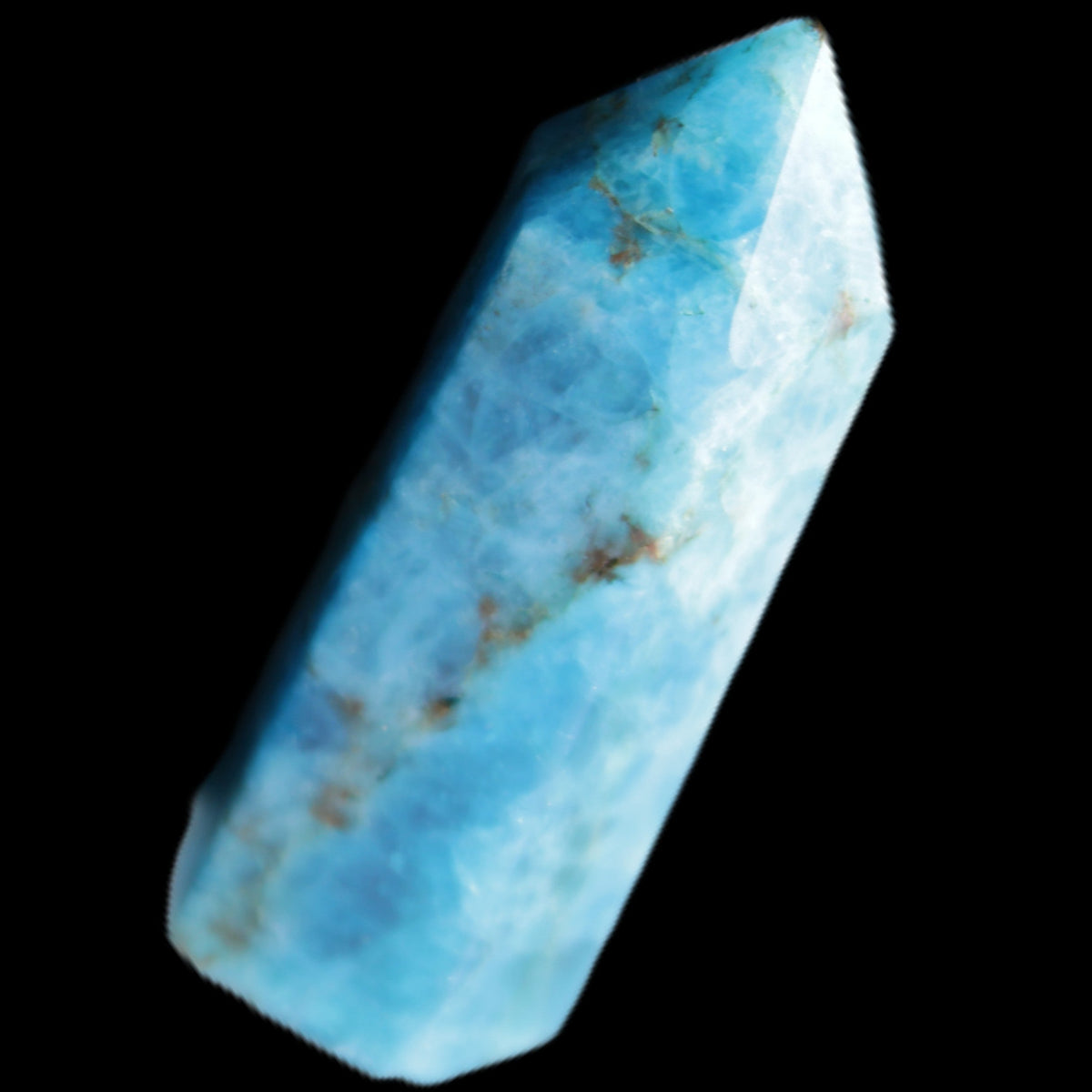 Apatite wand 22*19*59mm 46g in sunlight - Rocks and Things Store
