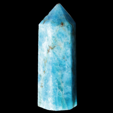 Apatite wand 22*19*59mm 46g in sunlight - Rocks and Things Store