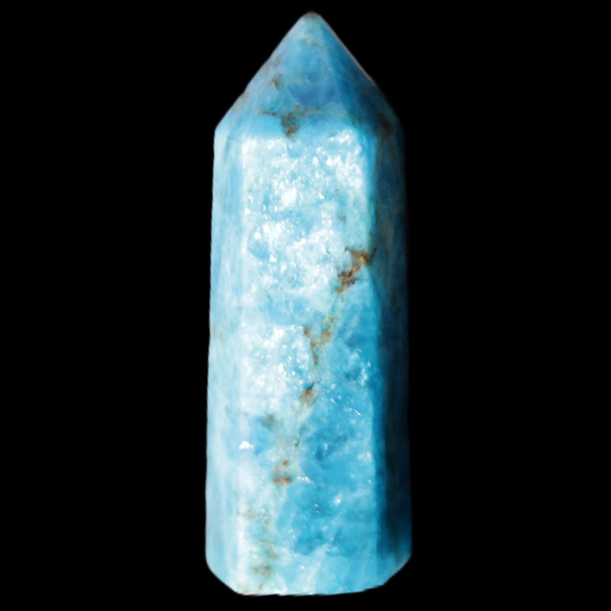 Apatite wand 22*19*59mm 46g in sunlight - Rocks and Things Store