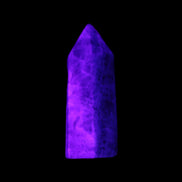 Apatite wand 22*20*50mm 38g in UV light - Rocks and Things Store