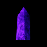 Apatite wand 22*20*50mm 38g in UV light - Rocks and Things Store