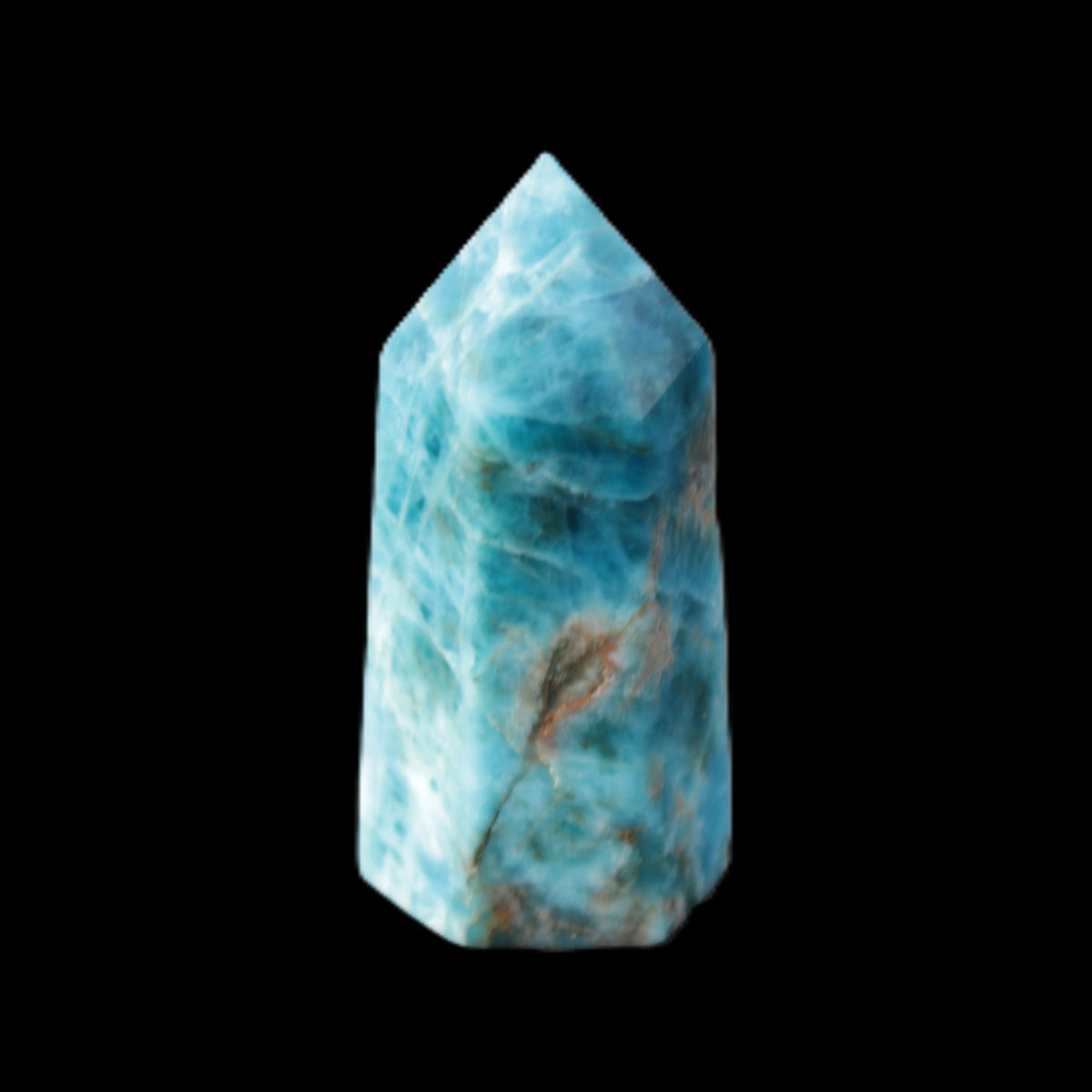 Apatite wand 22*20*50mm 38g in sunlight - Rocks and Things Store