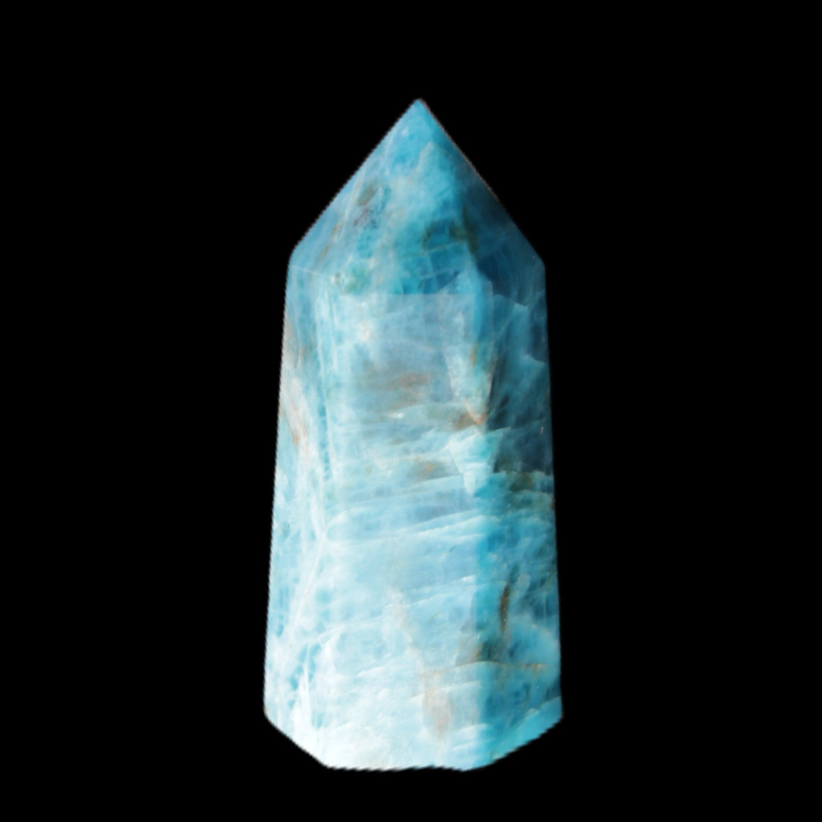 Apatite wand 22*20*50mm 38g in sunlight - Rocks and Things Store