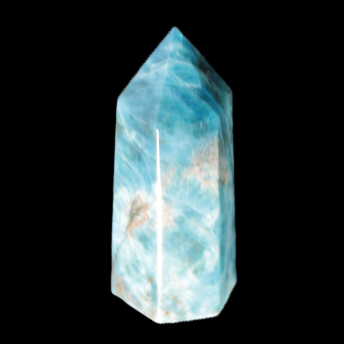 Apatite wand 22*20*50mm 38g in sunlight - Rocks and Things Store