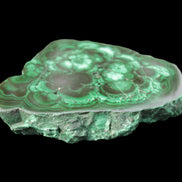 Glossy Malachite polished slice 92*78*12mm 226g in sunlight - Rocks and Things Store