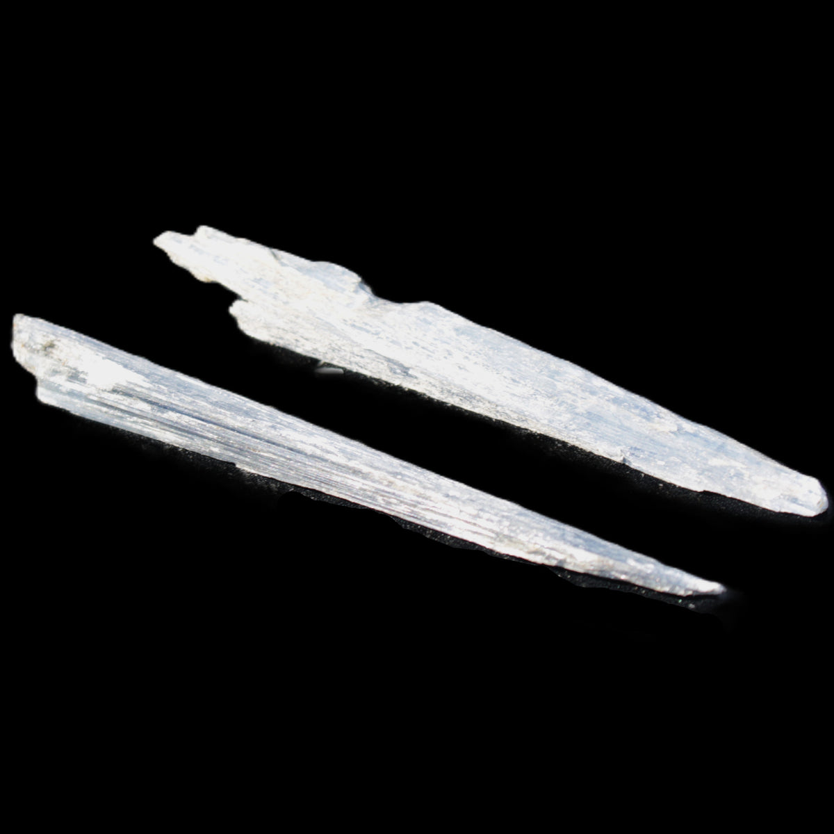 Kyanite 2 blade crystals 80/85mm 16.5g in sunlight - Rocks and Things Store