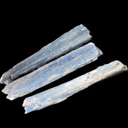 Kyanite 3 chunky blade crystals 73-90mm 67g in sunlight - Rocks and Things Store