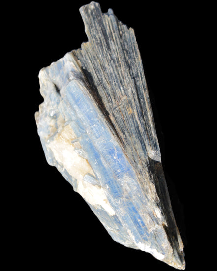 Kyanite fanned blade crystal cluster 105*60*30mm 227g in sunlight - Rocks and Things Store