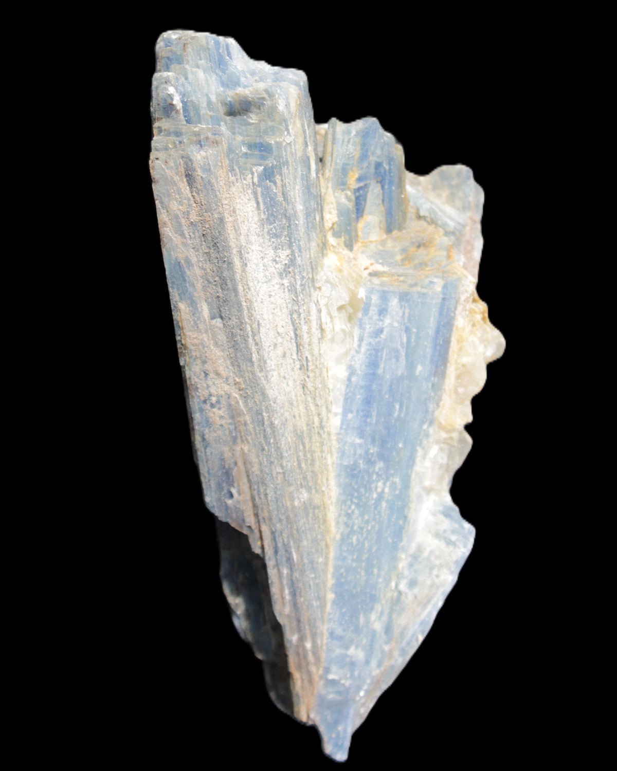 Kyanite fanned blade crystal cluster 105*60*30mm 227g in sunlight - Rocks and Things Store