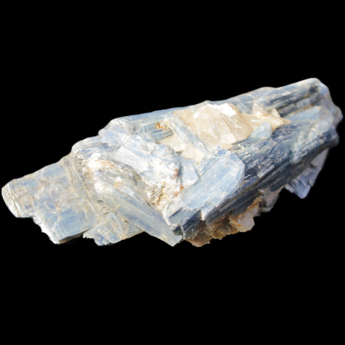 Kyanite fanned blade crystal cluster 105*60*30mm 227g in sunlight - Rocks and Things Store