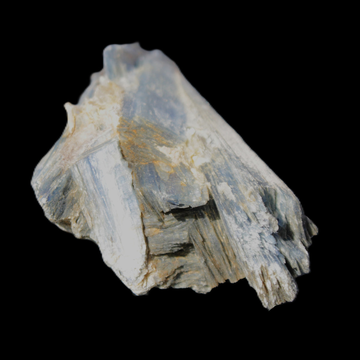 Kyanite fanned blade crystal cluster 105*60*30mm 227g in sunlight - Rocks and Things Store