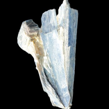 Kyanite fanned blade crystal cluster 95*54*57mm 252g in sunlight - Rocks and Things Store