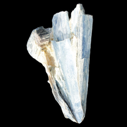 Kyanite fanned blade crystal cluster 95*54*57mm 252g in sunlight - Rocks and Things Store