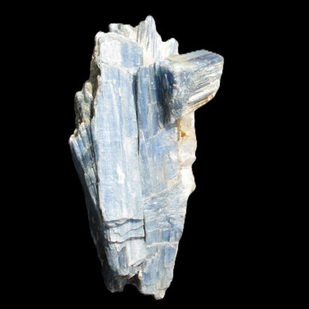 Kyanite fanned blade crystal cluster 95*54*57mm 252g in sunlight - Rocks and Things Store