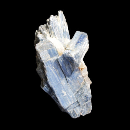 Kyanite fanned blade crystal cluster 95*54*57mm 252g in sunlight - Rocks and Things Store