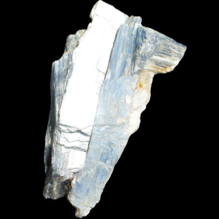 Kyanite fanned blade crystal cluster 95*54*57mm 252g in sunlight - Rocks and Things Store