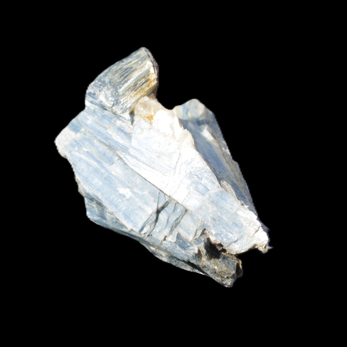 Kyanite fanned blade crystal cluster 95*54*57mm 252g in sunlight - Rocks and Things Store