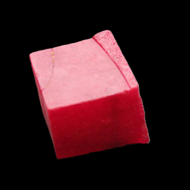 Ruby cube from Myanmar (dyed) 24*23*20mm 125ct 25g in sunlight - Rocks and Things Store