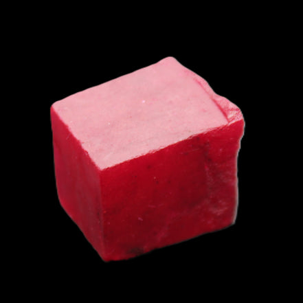 Ruby cube from Myanmar (dyed) 24*23*20mm 125ct 25g in sunlight - Rocks and Things Store