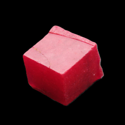 Ruby cube from Myanmar (dyed) 24*23*20mm 125ct 25g in sunlight - Rocks and Things Store