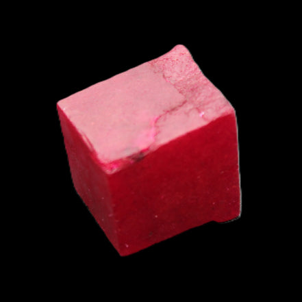 Ruby cube from Myanmar (dyed) 24*23*20mm 125ct 25g in sunlight - Rocks and Things Store