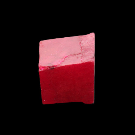 Ruby cube from Myanmar (dyed) 24*23*20mm 125ct 25g in sunlight - Rocks and Things Store