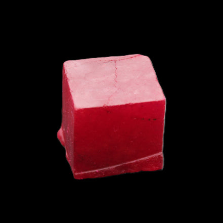 Ruby cube from Myanmar (dyed) 24*23*20mm 125ct 25g in sunlight - Rocks and Things Store