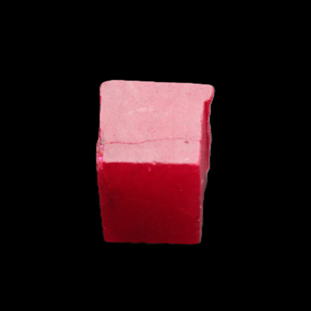 Ruby cube from Myanmar (dyed) 24*23*20mm 125ct 25g in sunlight - Rocks and Things Store