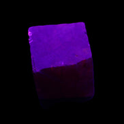 Ruby cube from Myanmar (dyed) 25*24mm 172ct  34.4g in UV light - Rocks and Things Store