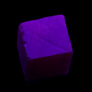 Ruby cube from Myanmar (dyed) 25*24mm 172ct  34.4g in UV light - Rocks and Things Store