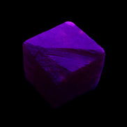 Ruby cube from Myanmar (dyed) 25*24mm 172ct  34.4g in UV light - Rocks and Things Store