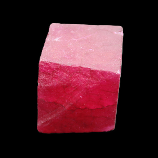 Ruby cube from Myanmar (dyed) 25*24mm 172ct  34.4g in sunlight - Rocks and Things Store