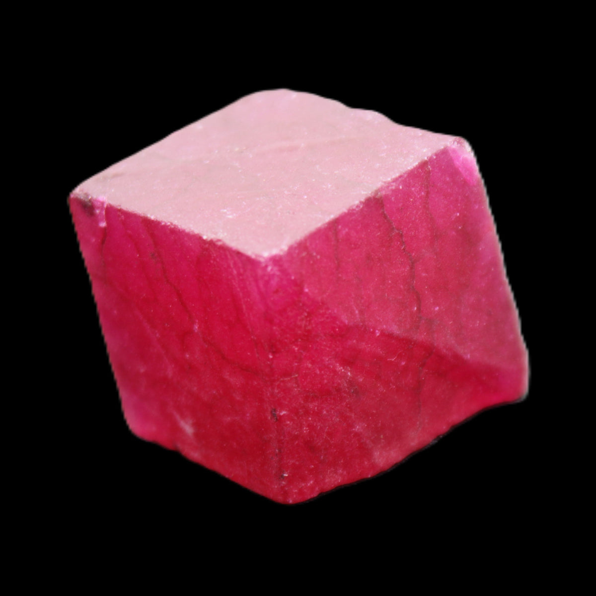 Ruby cube from Myanmar (dyed) 25*24mm 172ct  34.4g in sunlight - Rocks and Things Store