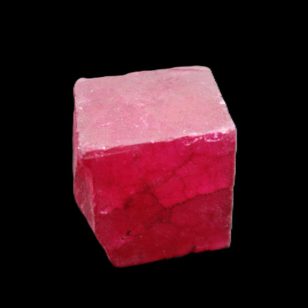 Ruby cube from Myanmar (dyed) 25*24mm 172ct  34.4g in sunlight - Rocks and Things Store
