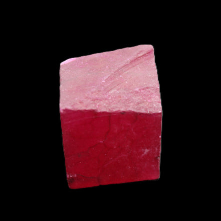 Ruby cube from Myanmar (dyed) 25*24mm 172ct  34.4g in sunlight - Rocks and Things Store