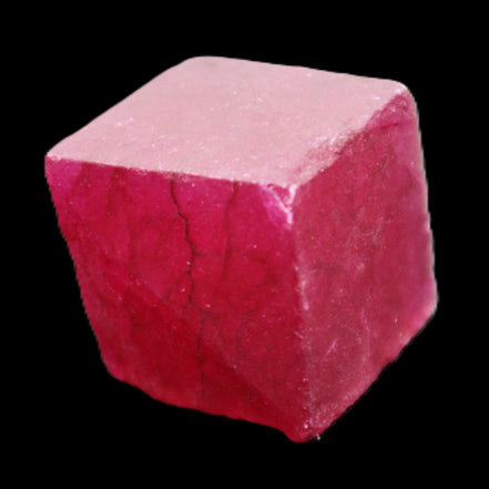 Ruby cube from Myanmar (dyed) 25*24mm 172ct  34.4g in sunlight - Rocks and Things Store
