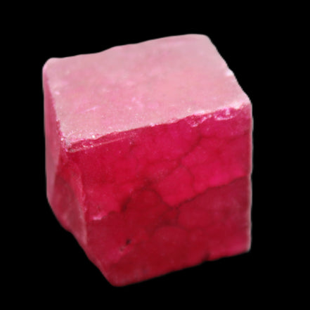 Ruby cube from Myanmar (dyed) 25*24mm 172ct  34.4g in sunlight - Rocks and Things Store