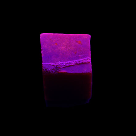 Ruby cube from Myanmar (dyed) 24*23mm 148ct 29.6g in sunlight - Rocks and Things Store