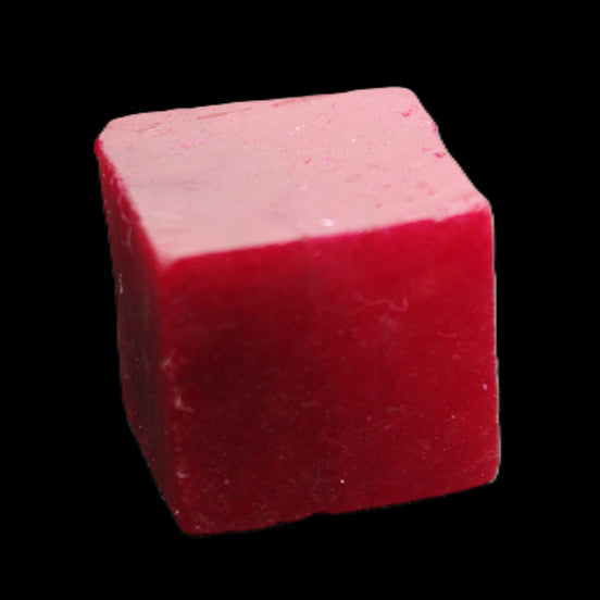 Ruby cube from Myanmar (dyed) 24*23mm 148ct 29.6g in sunlight - Rocks and Things Store