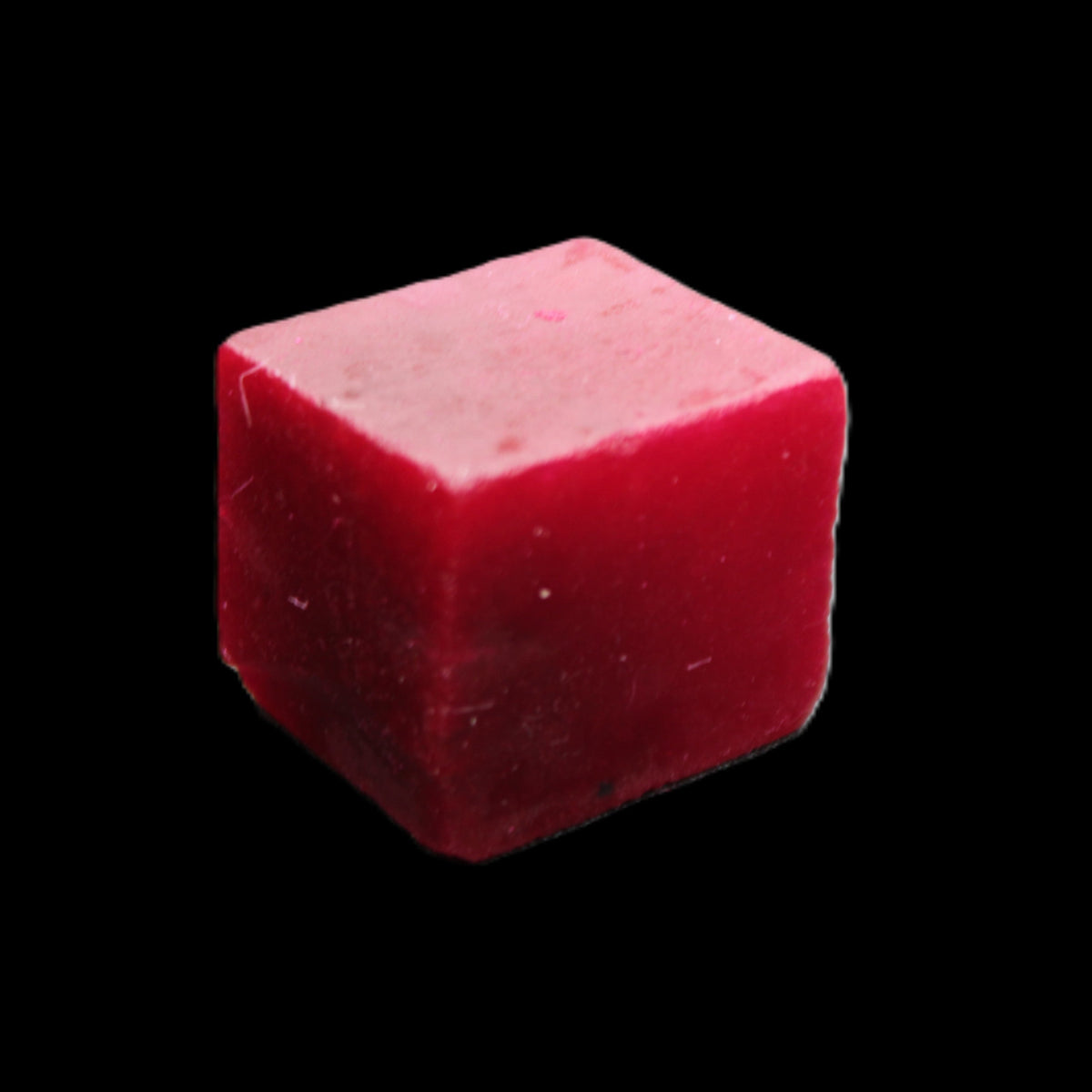 Ruby cube from Mynamar (dyed) 24*23mm 148ct 29.6g in sunlight - Rocks and Things Store